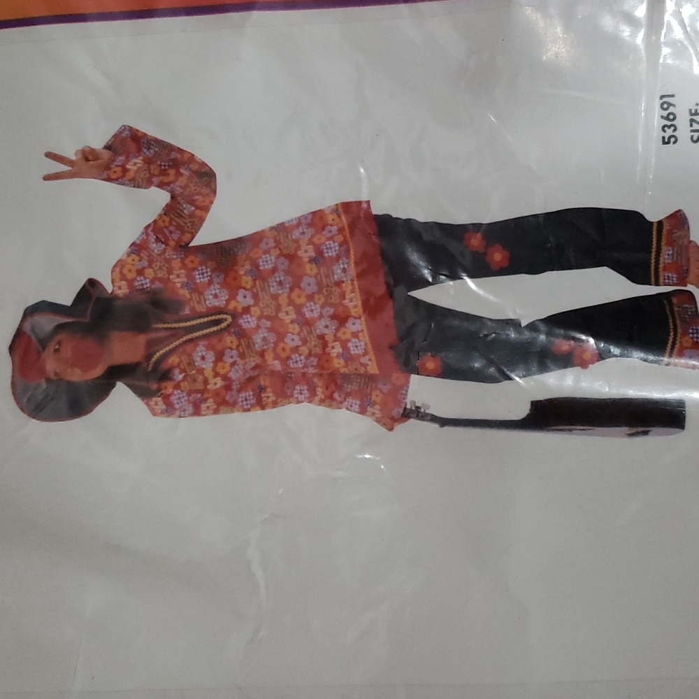 Flower Child adult Costume New